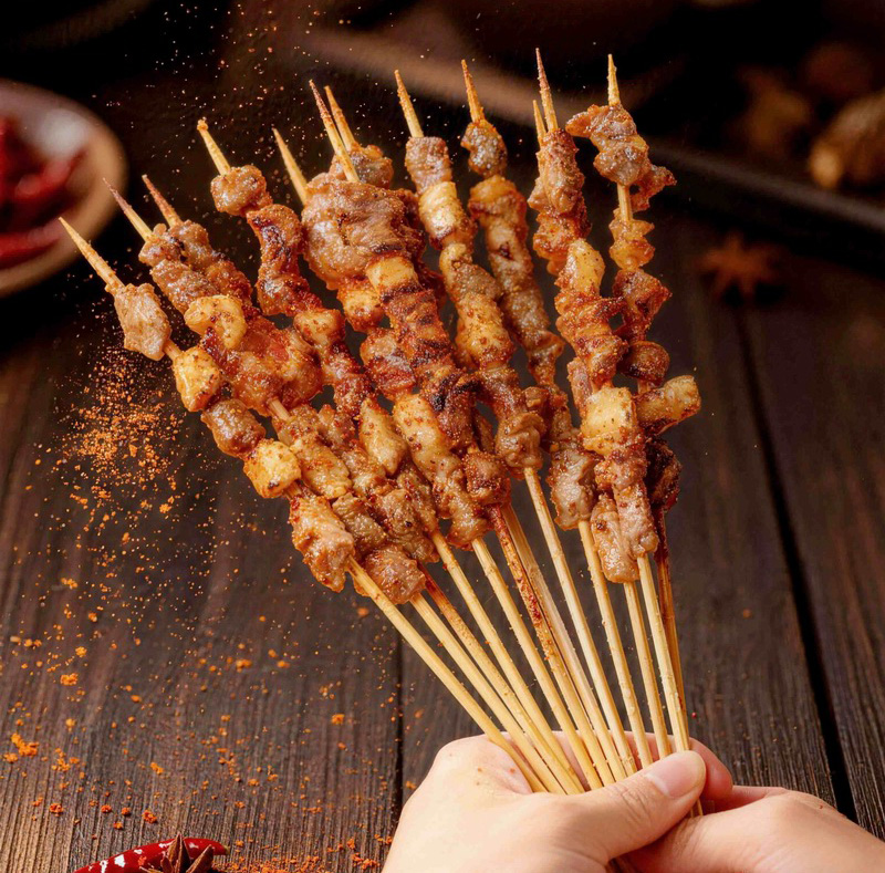 草原羊肉串